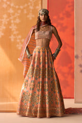 Gul Naksh Lehenga Set