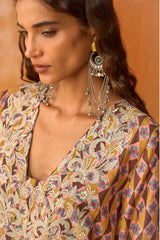 Gul Katha Silk Kurta Set