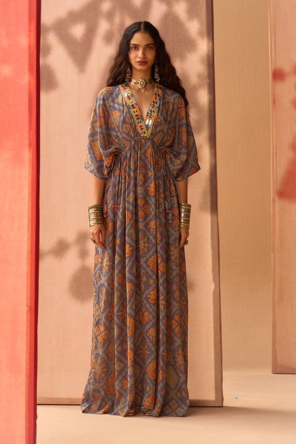 Neel Rang Kaftan