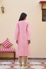 Petal Kurta Set – Elegant Light Pink Kurta by Archana Shah