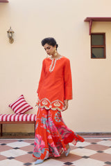 Amrita Thakur in Flash Sharara Set