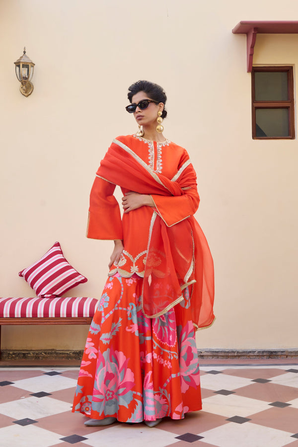 Amrita Thakur in Flash Sharara Set