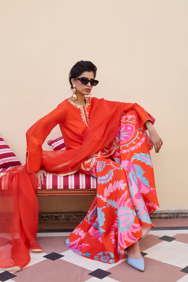 Amrita Thakur in Flash Sharara Set