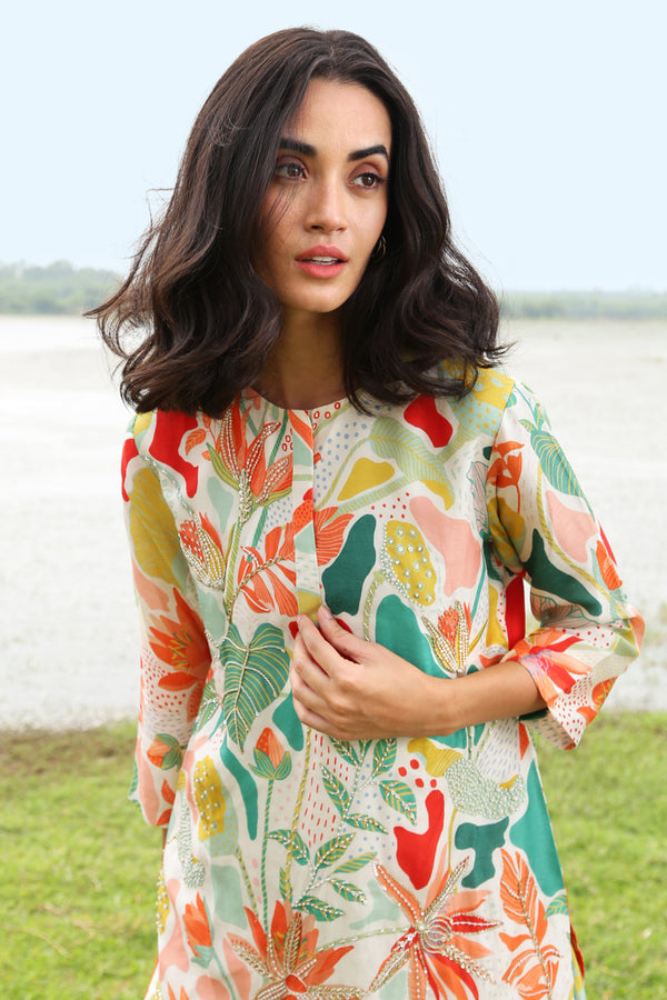 Tropical Sharara Set