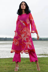 Pink Lily Scallop Set