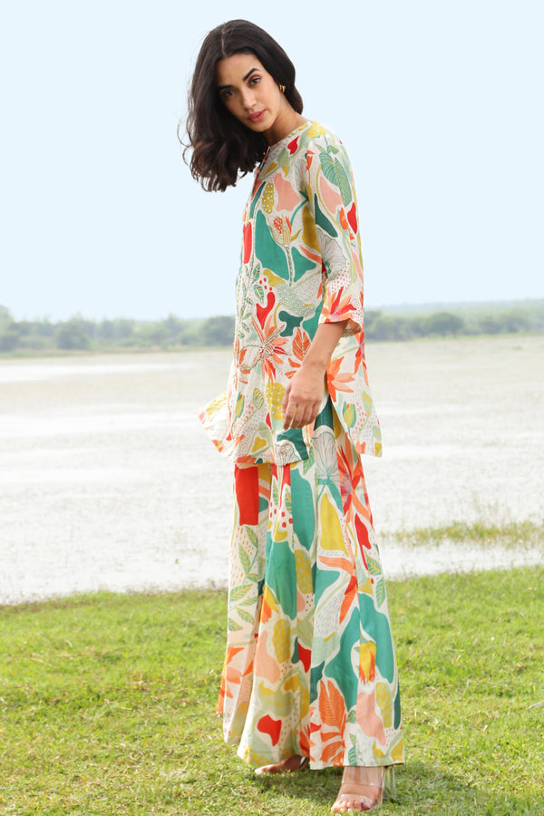 Tropical Sharara Set