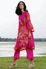 Pink Lily Scallop Set