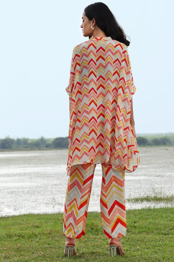 Tropical Chevron Set