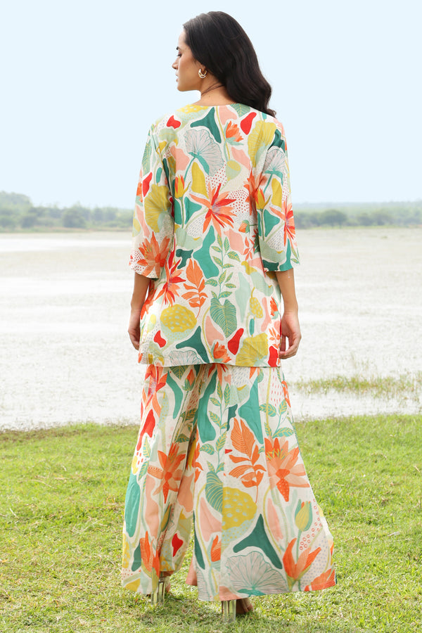 Tropical Sharara Set