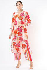 Peony Ivory Kurta Set - Archana Shah