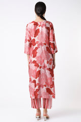 Red & Pink Kurta Set