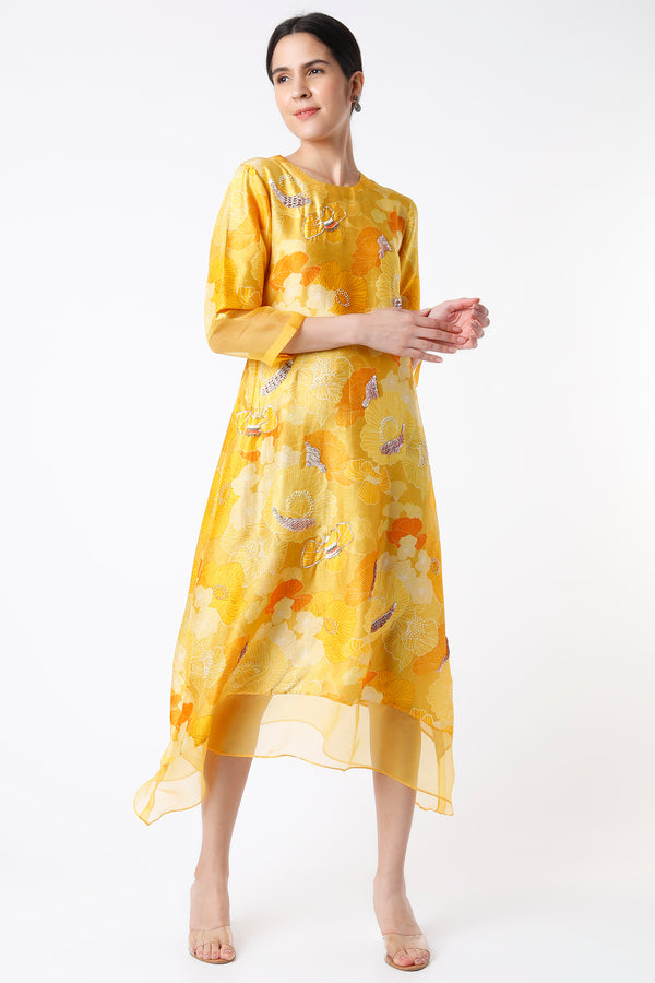 Yellow Monotone Kurta