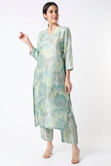 Green Kurta Set