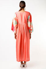 Orange Floral Printed Tunic