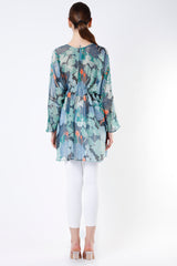 Arctic Blue Printed Top